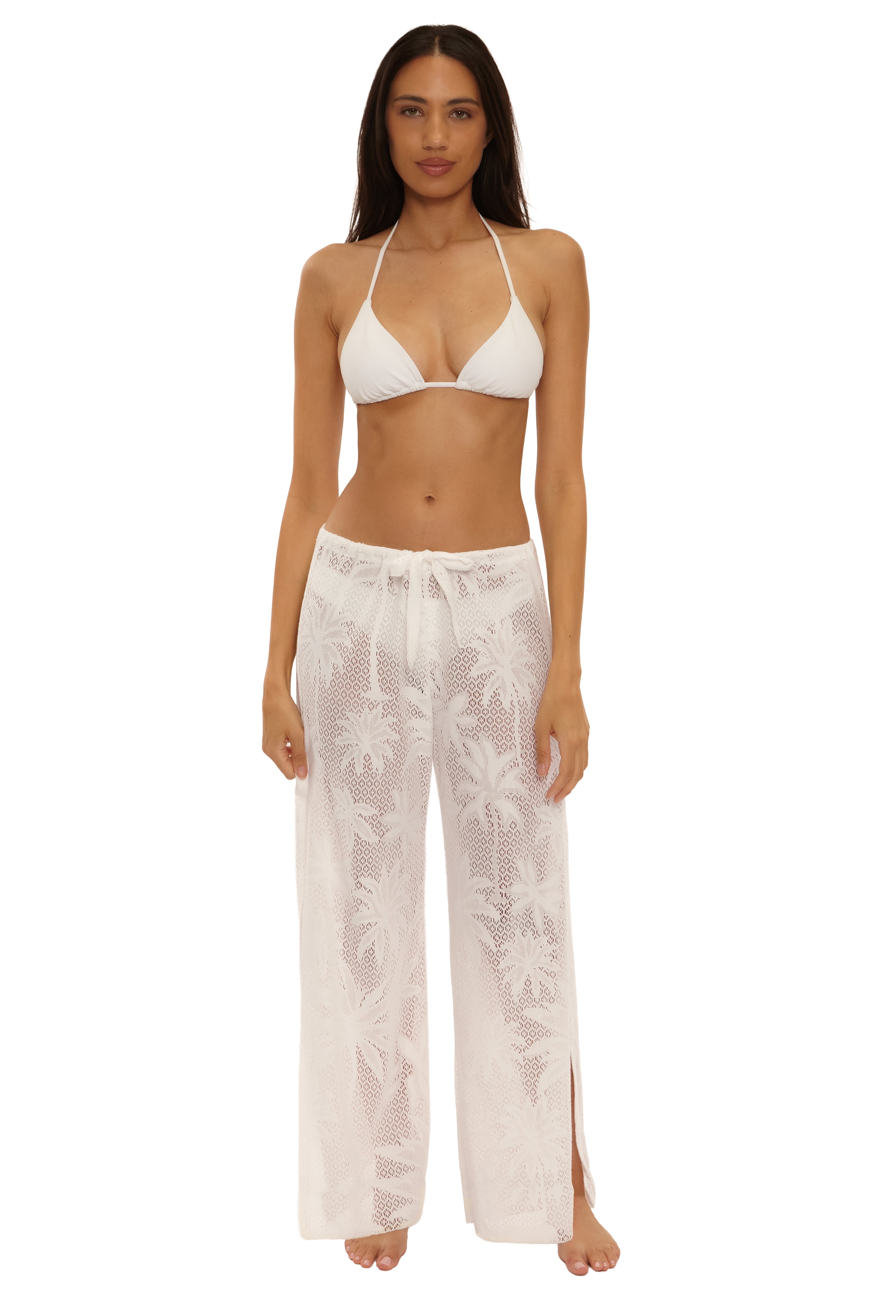 Becca White Palm Island Pant