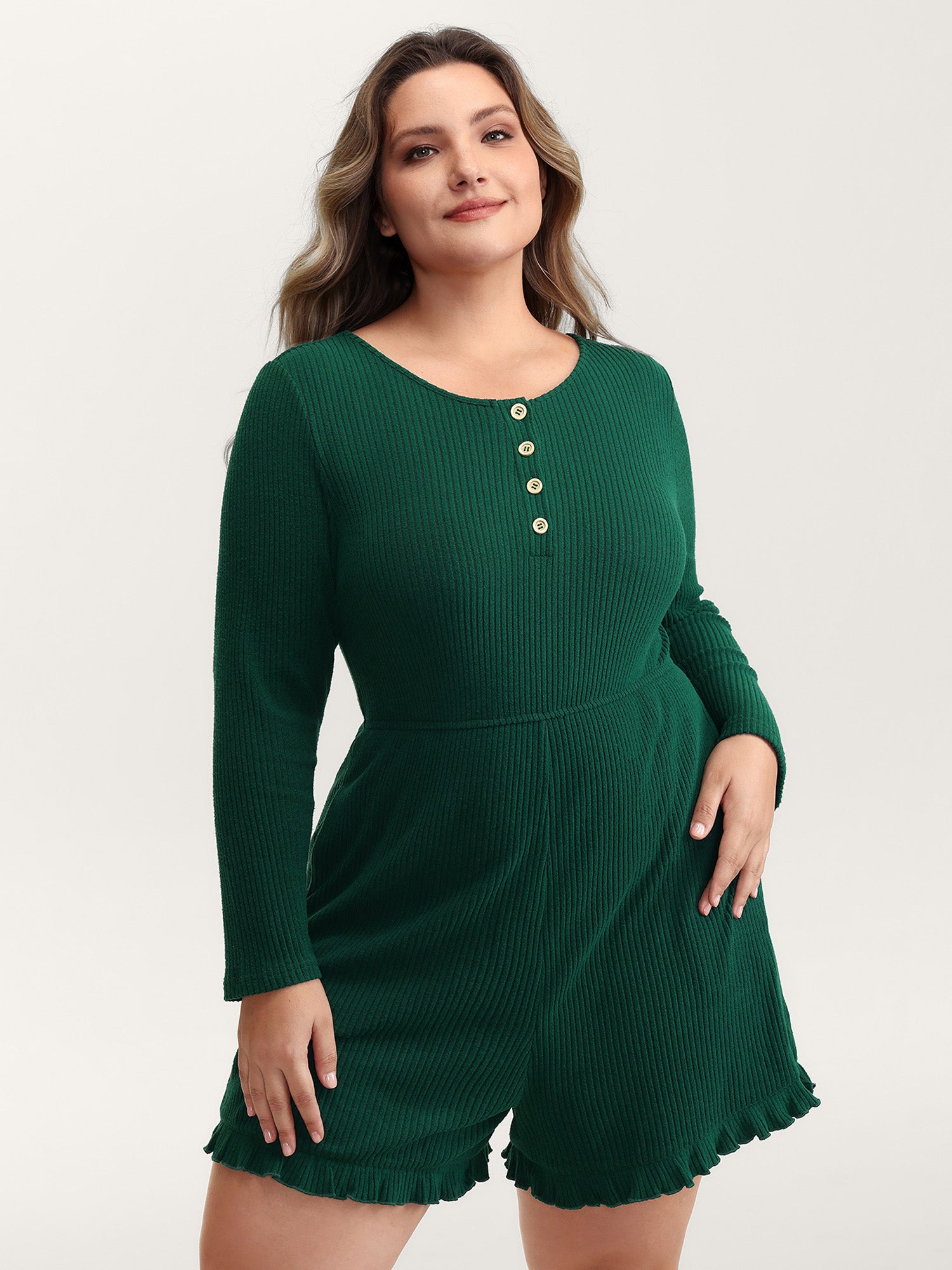 Soft Skin-Friendly Textured Lounge Romper