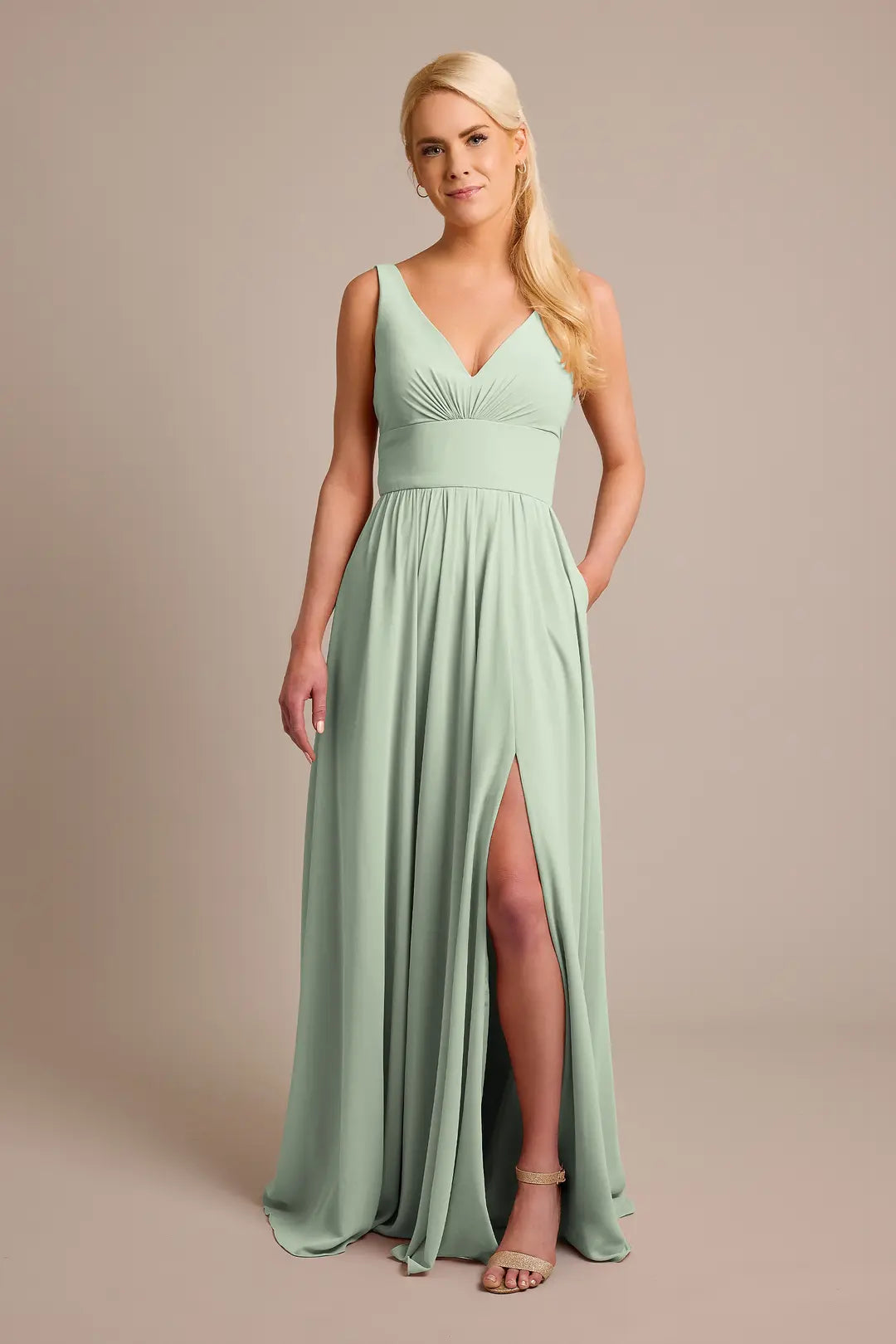 Chiffon Tank A-Line Dress