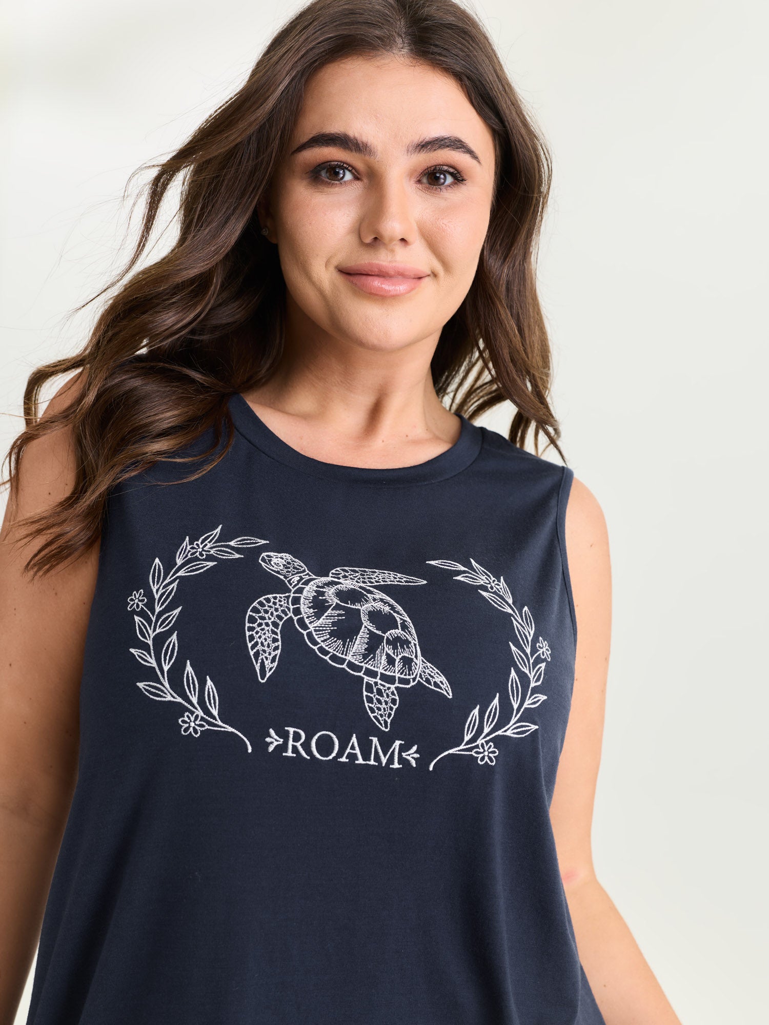 Supersoft Roam Freely Round Neck Tank Top