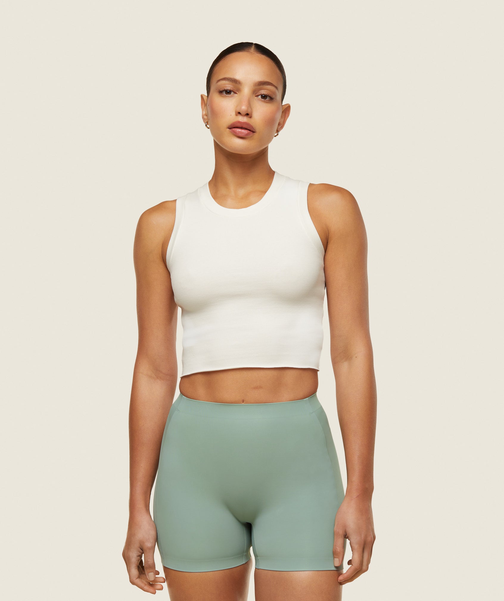 Gymshark Comfort Ribbed Body Tank - Soft White