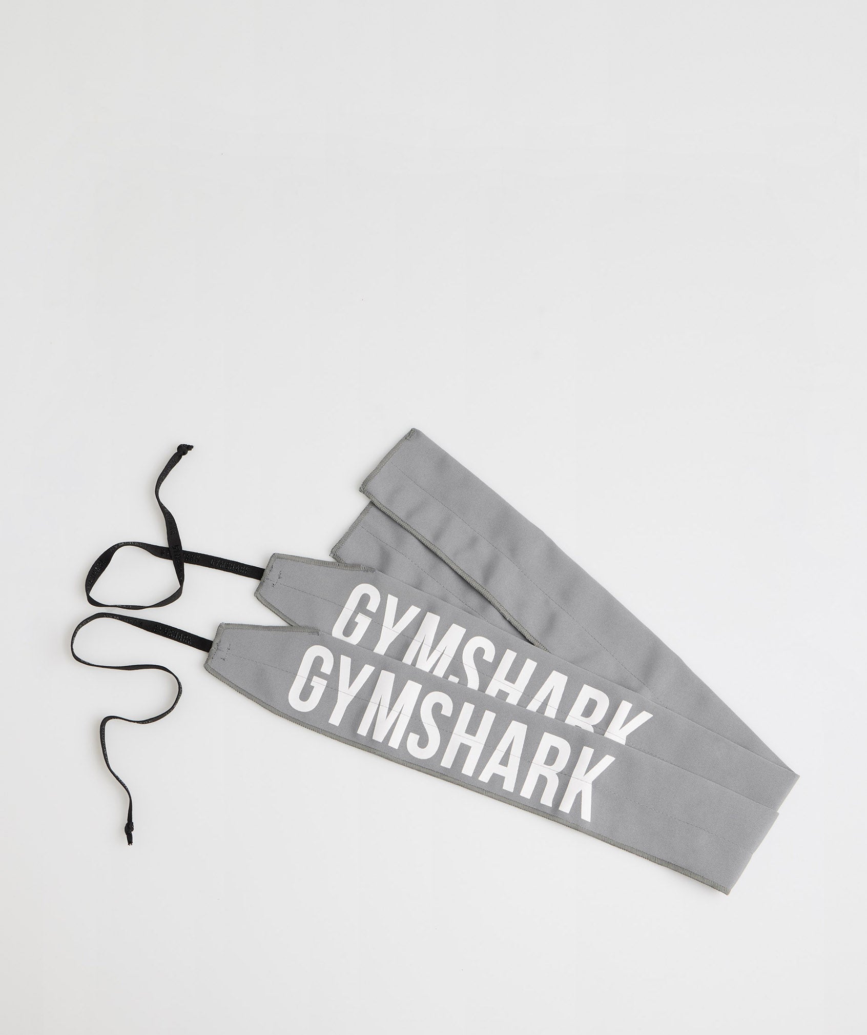 Gymshark Wrist Straps (Self Tie) - Smokey Grey