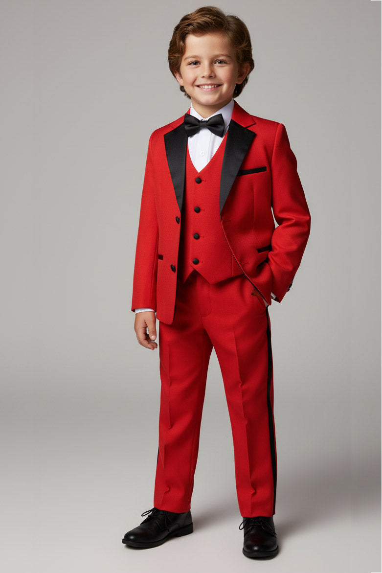 "Prodigy" Red Tuxedo (5-Piece Set)