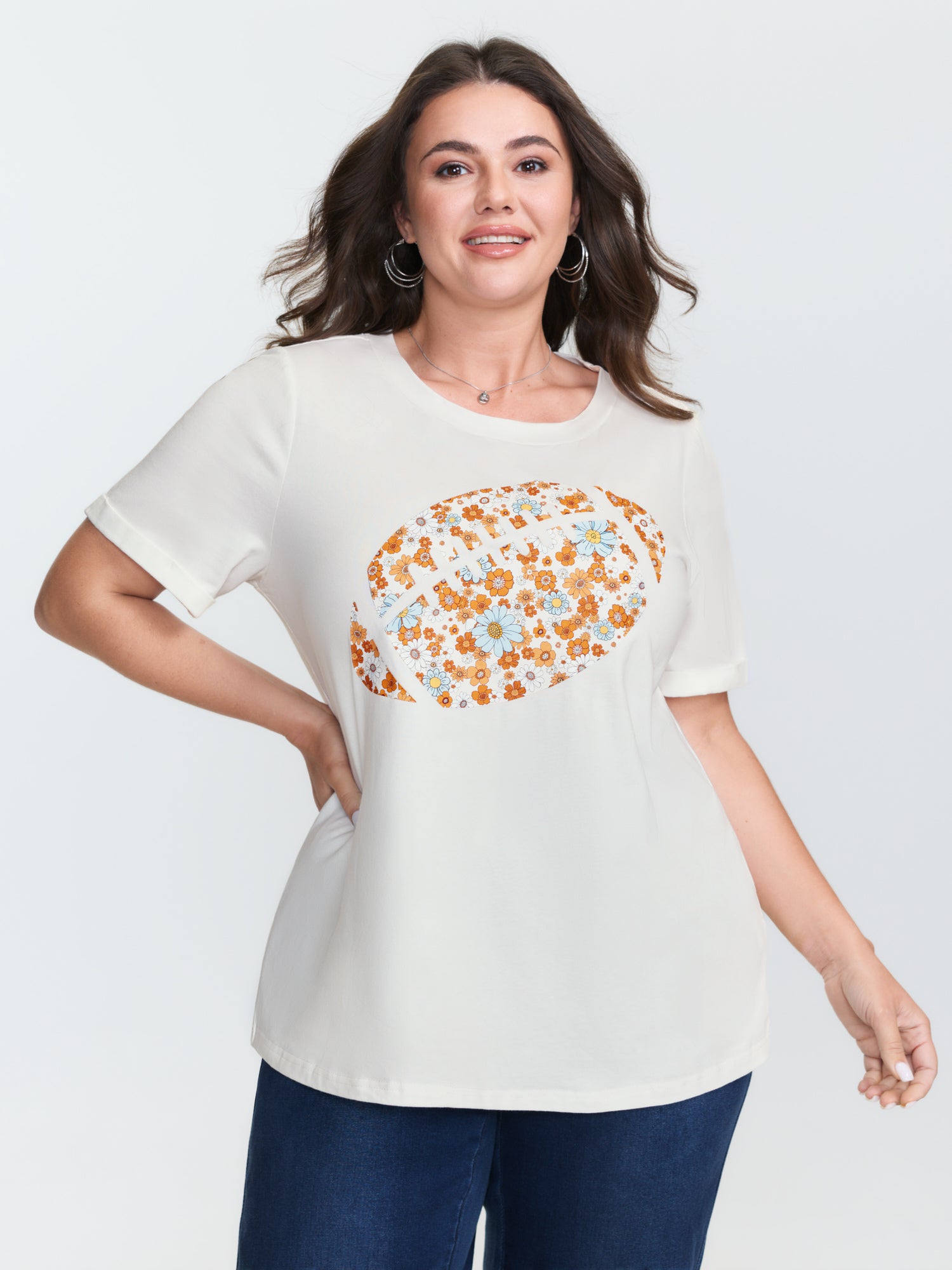 Supersoft Rugby Pattern T-Shirt