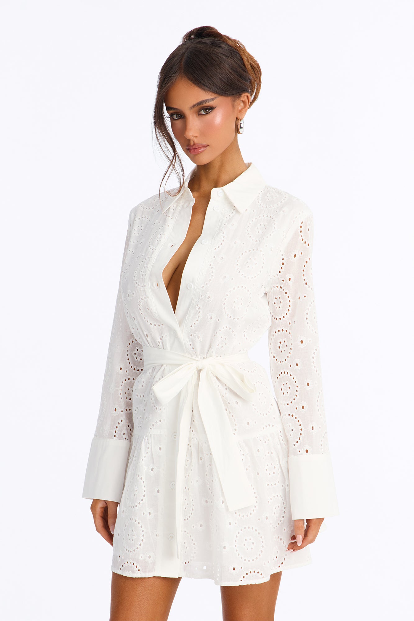 Pilar Mini Dress - White