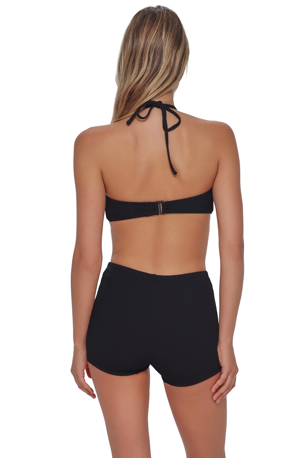 Pacifica by Sunsets Black Rib Ayden Boyshort