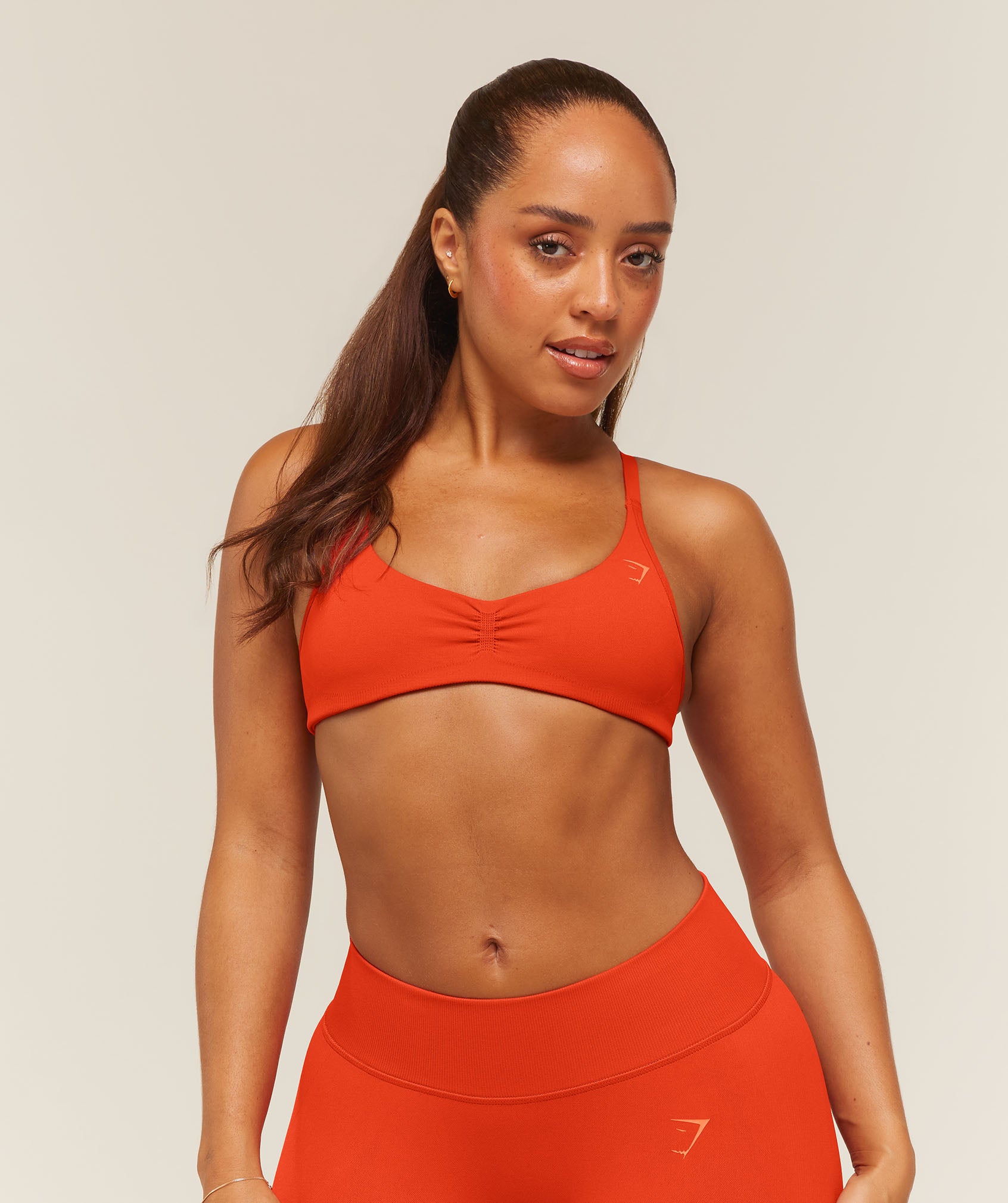 Gymshark Lift Seamless 2.0 Sports Bra - Bold Orange
