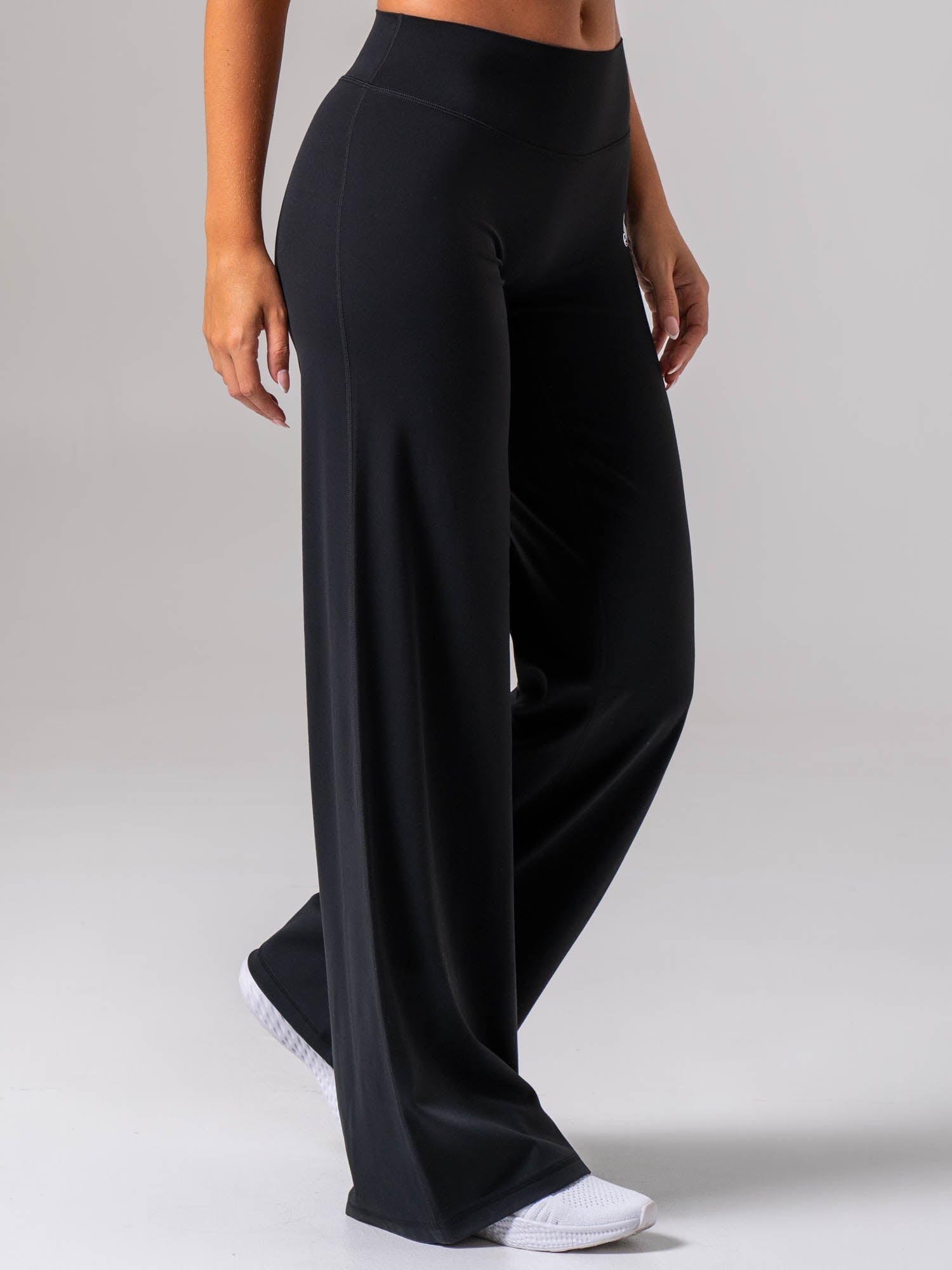 NKD Wide Leg Leggings - Black