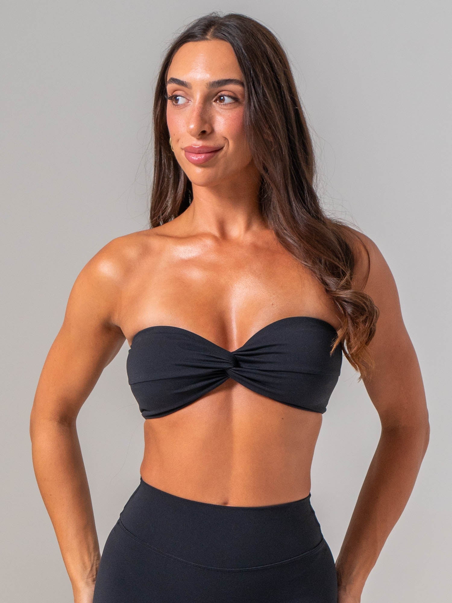 NKD Twist Front Bandeau - Black