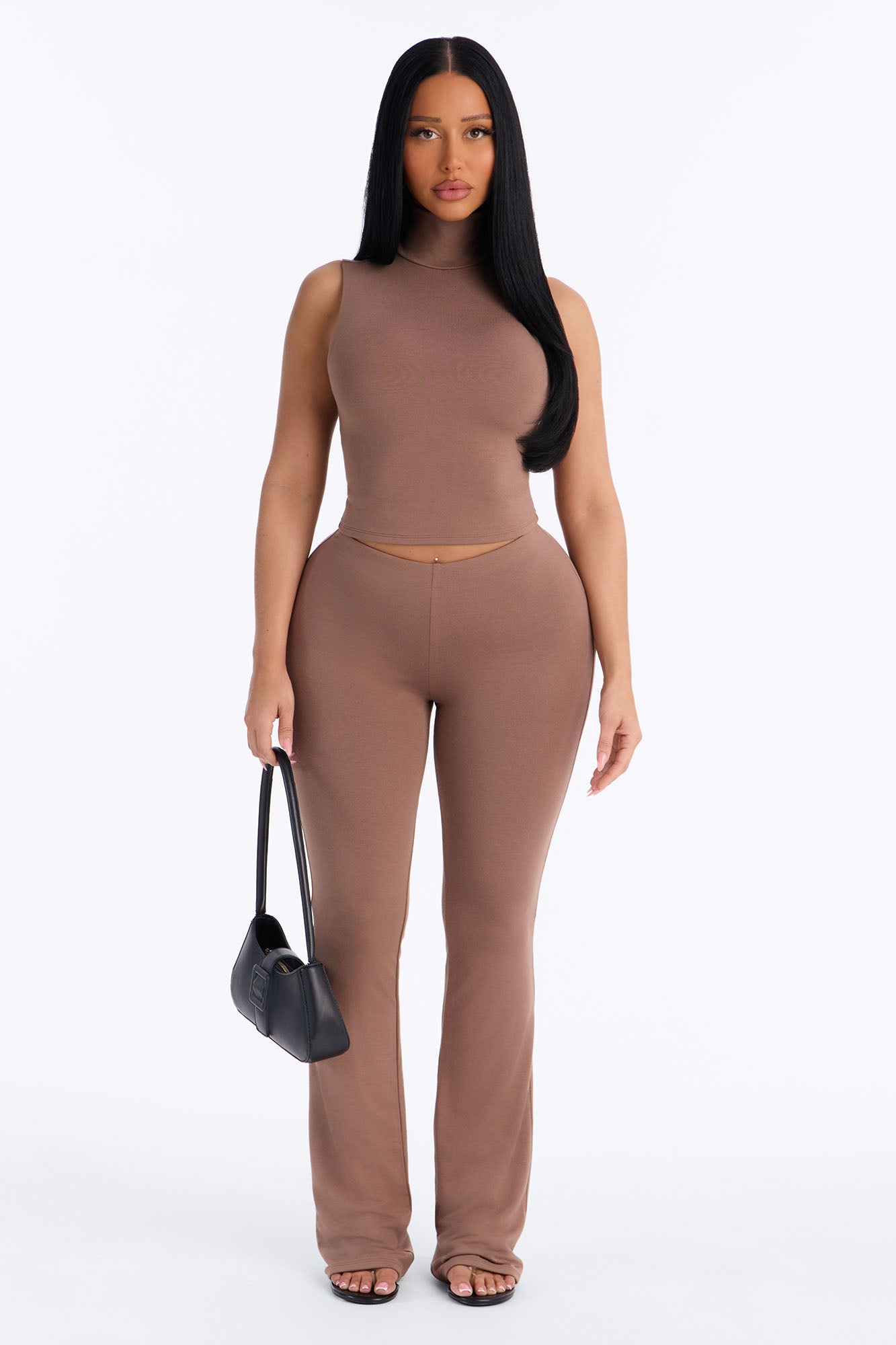 Candice Premium Modal Pant Set - Sand