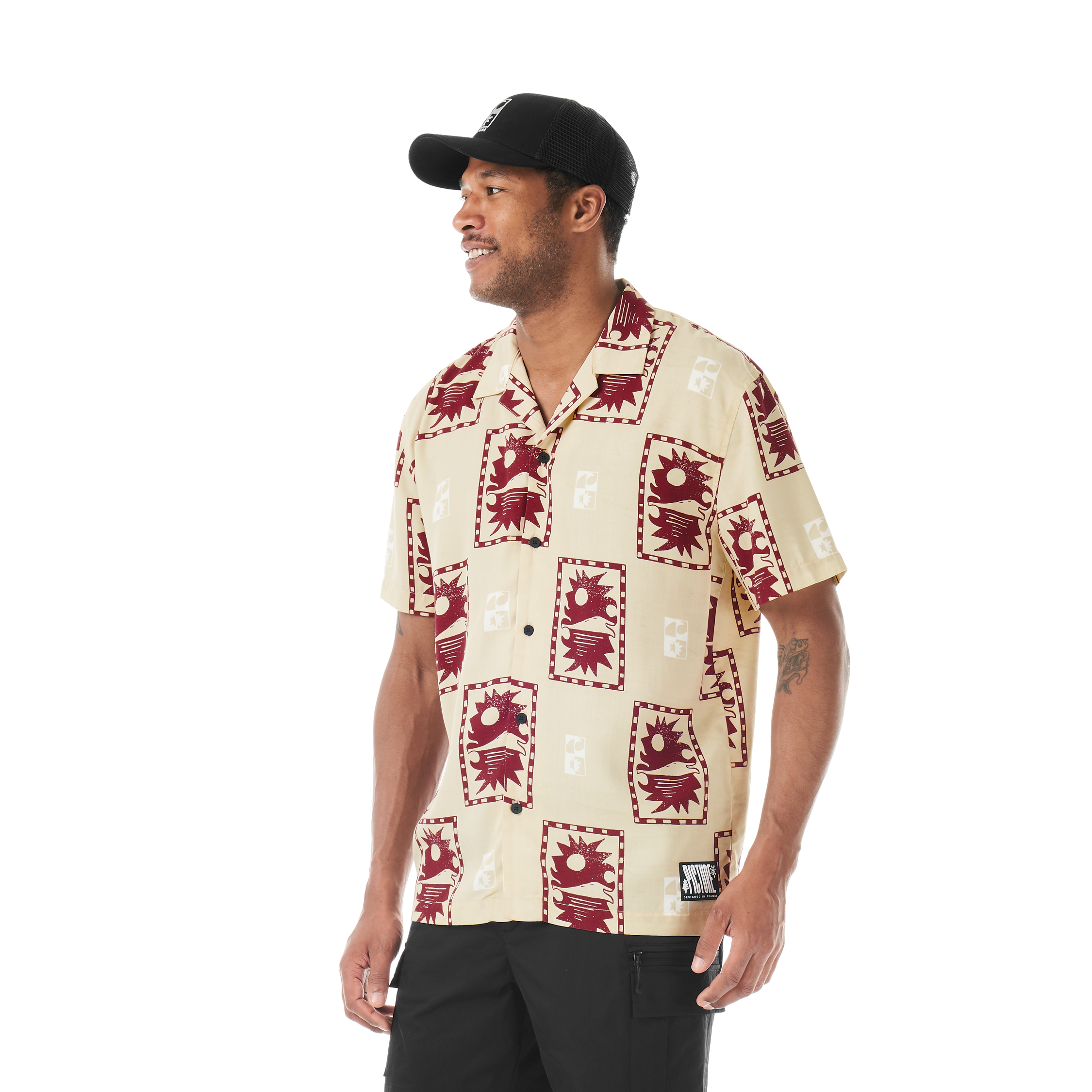 Chemise à manches courtes homme MAREEBA PRINTED