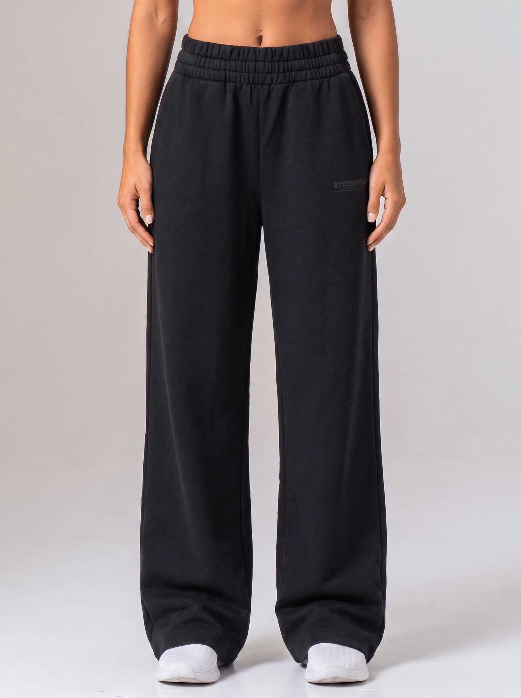 Womens Wide Leg Pant - Black