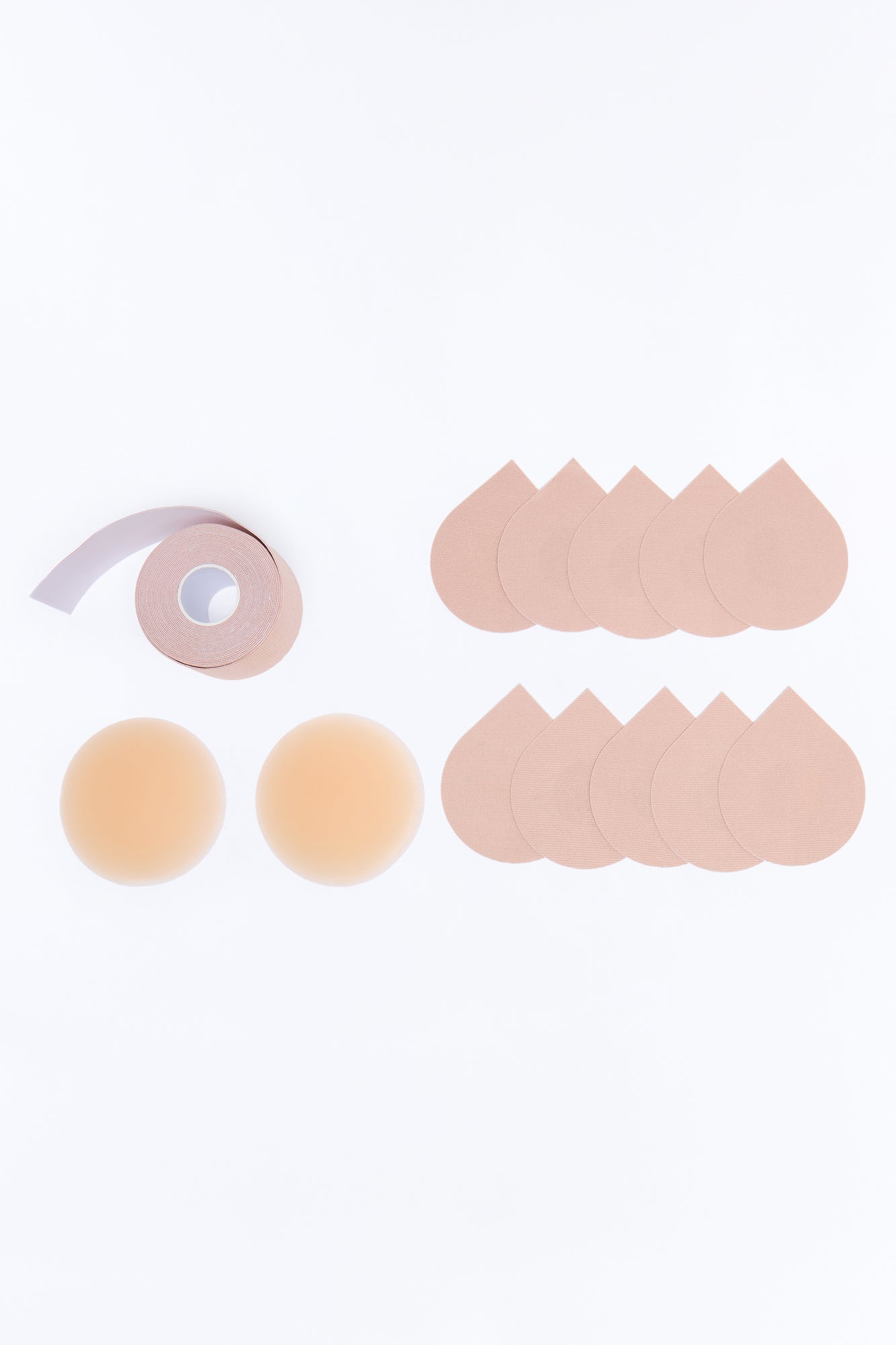 Can't Miss It Silicone Pasties - Tan