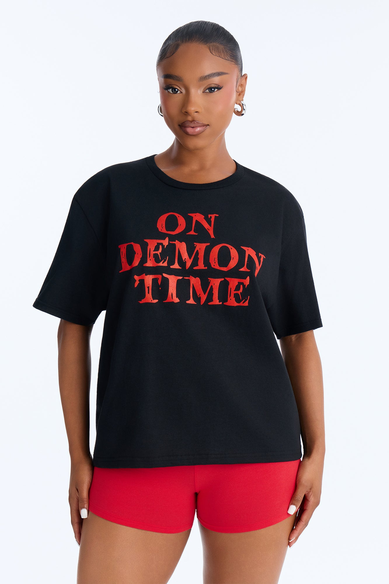 On Demon Time Washed Tee - Black