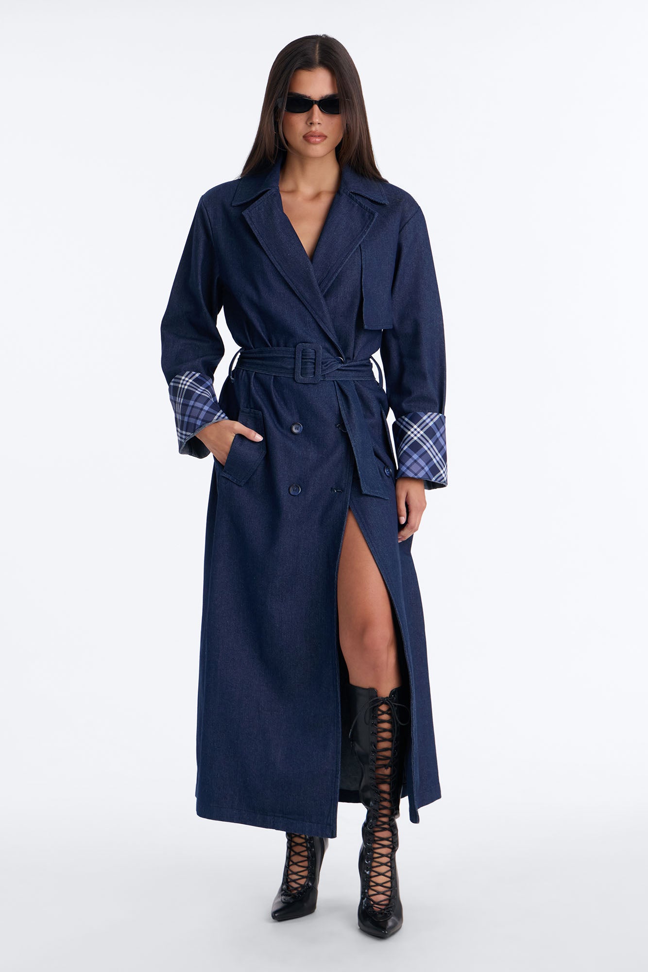 Social Club Denim Coat - Dark Wash