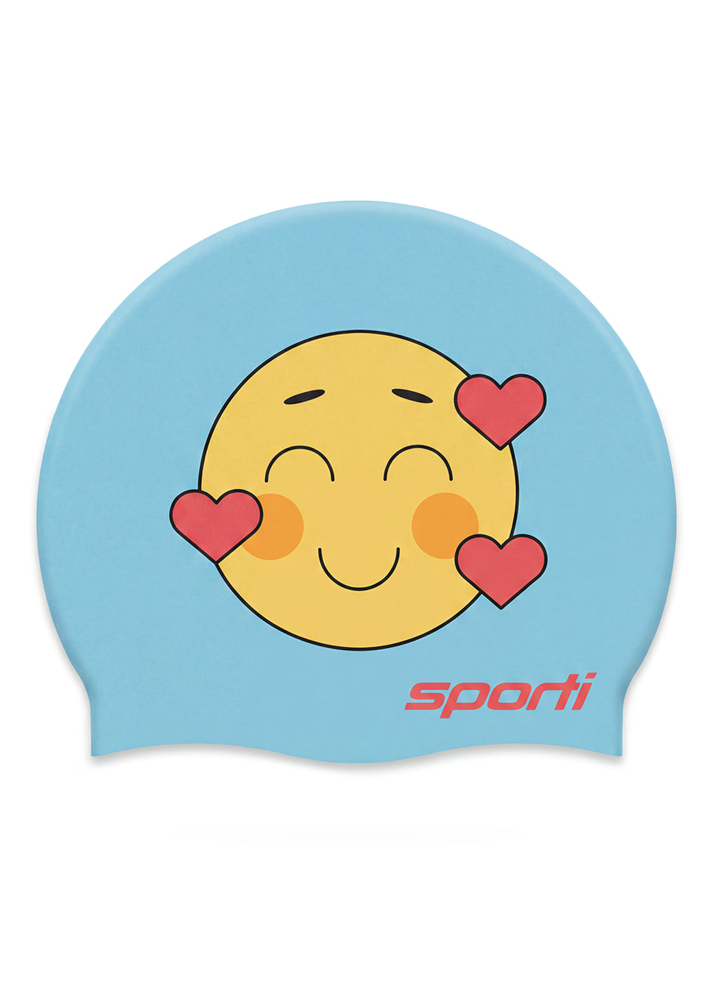 Sporti Icon Love Silicone Swim Cap