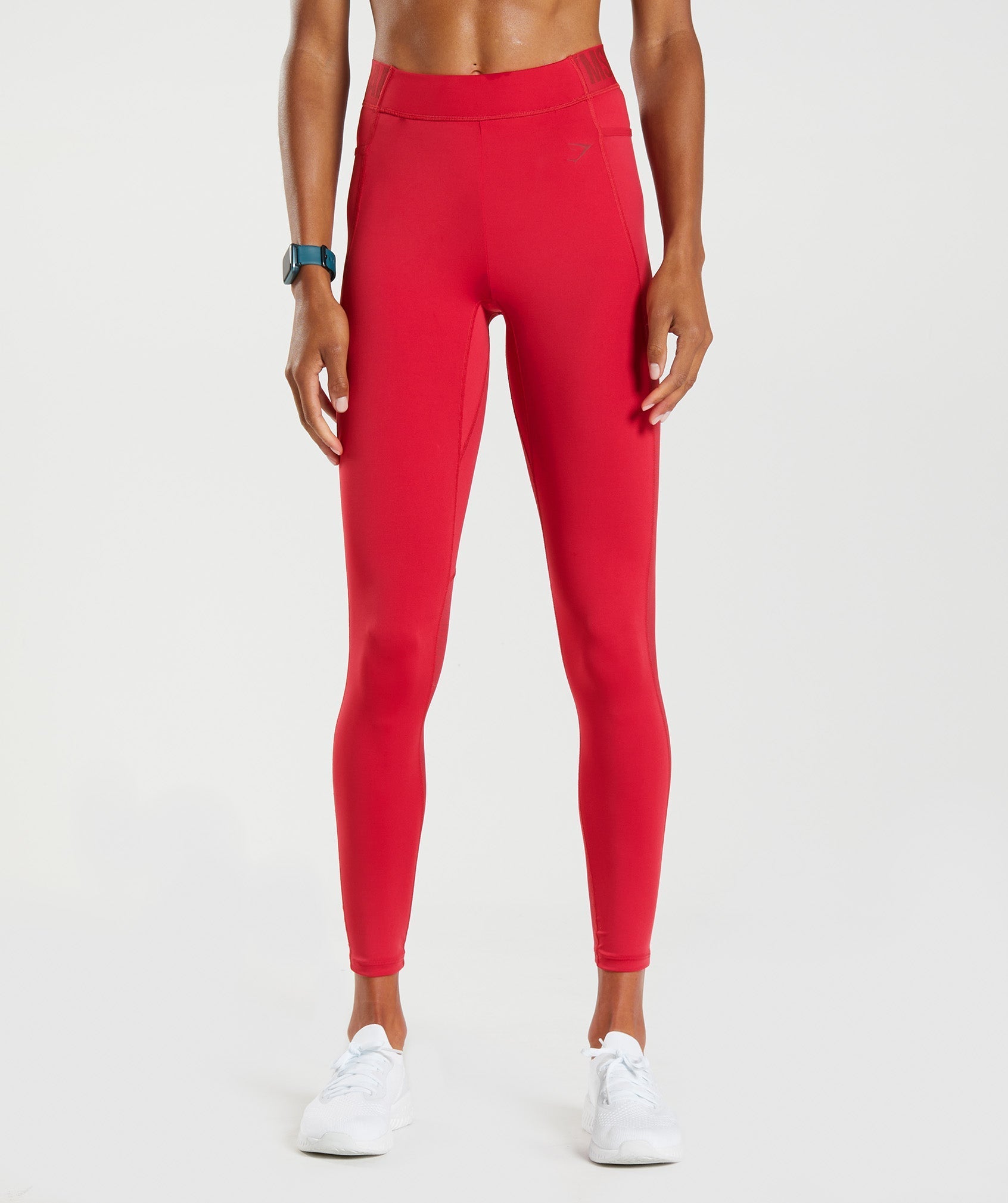 Gymshark Training Brandmark Leggings - Red