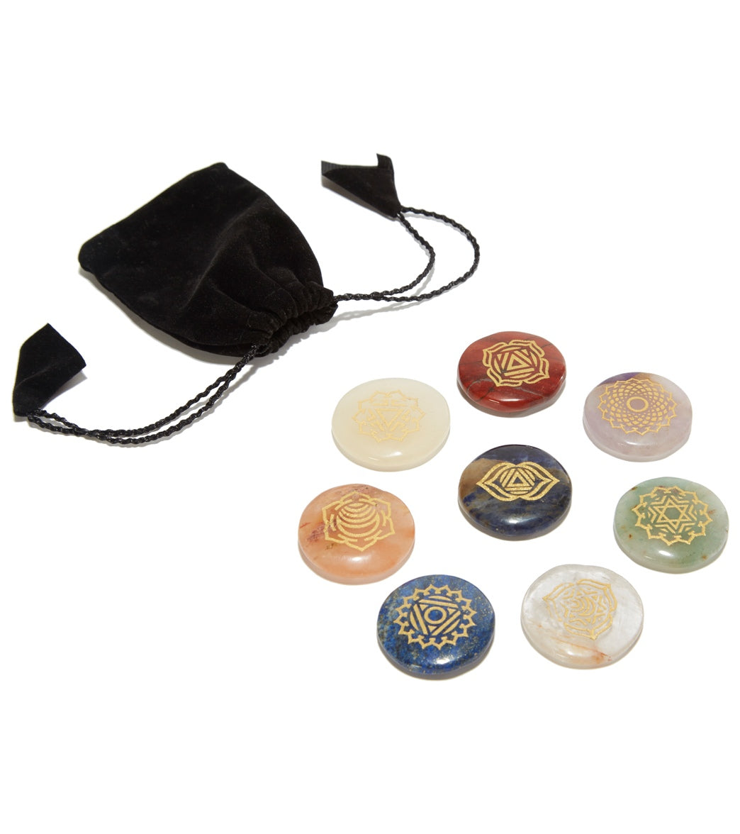 Shamans Market Crystal Thymus Chakra Set- 8 Piece