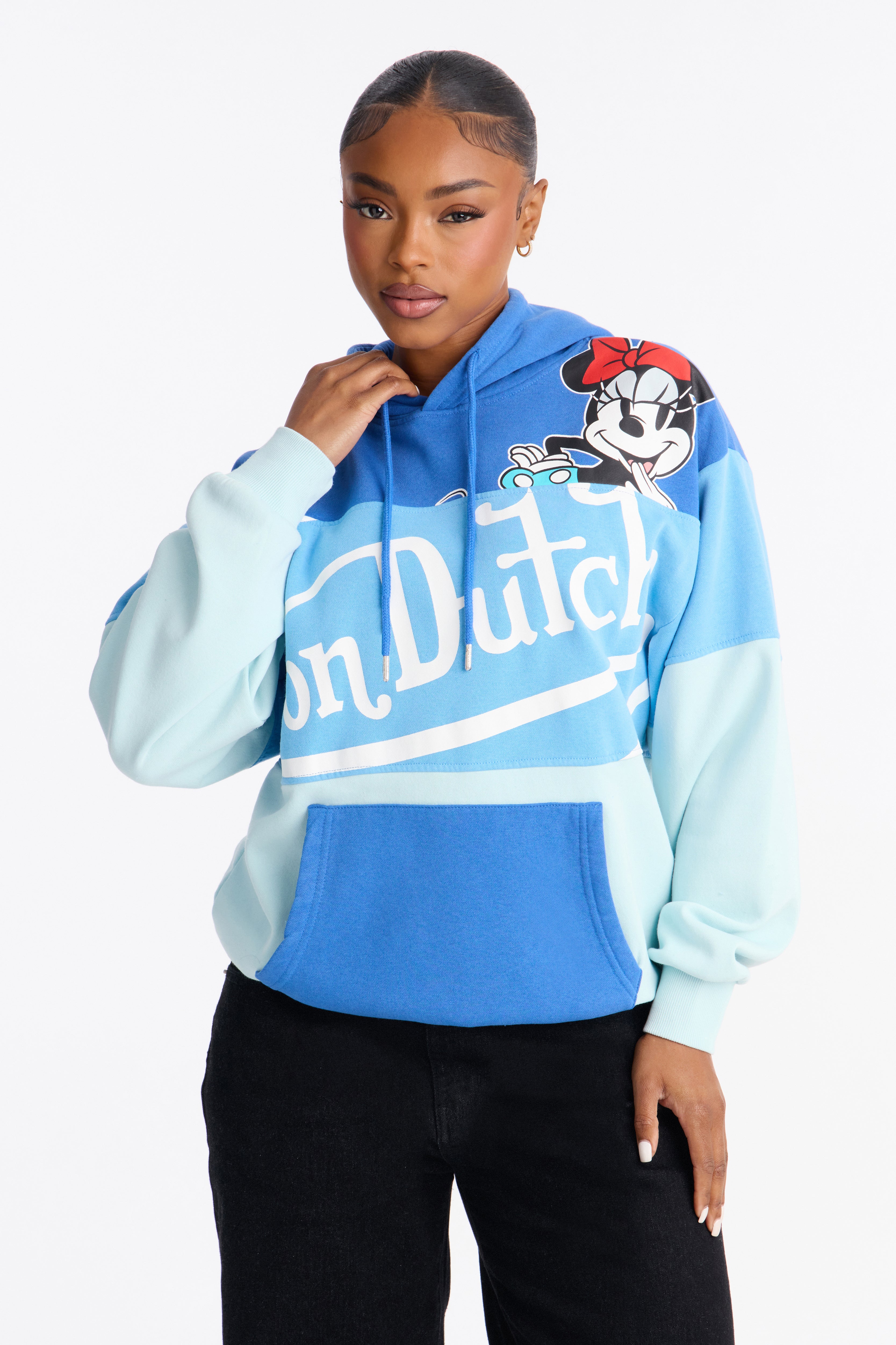 Von Dutch X Disney Denim Fleece Hoodie - Denim