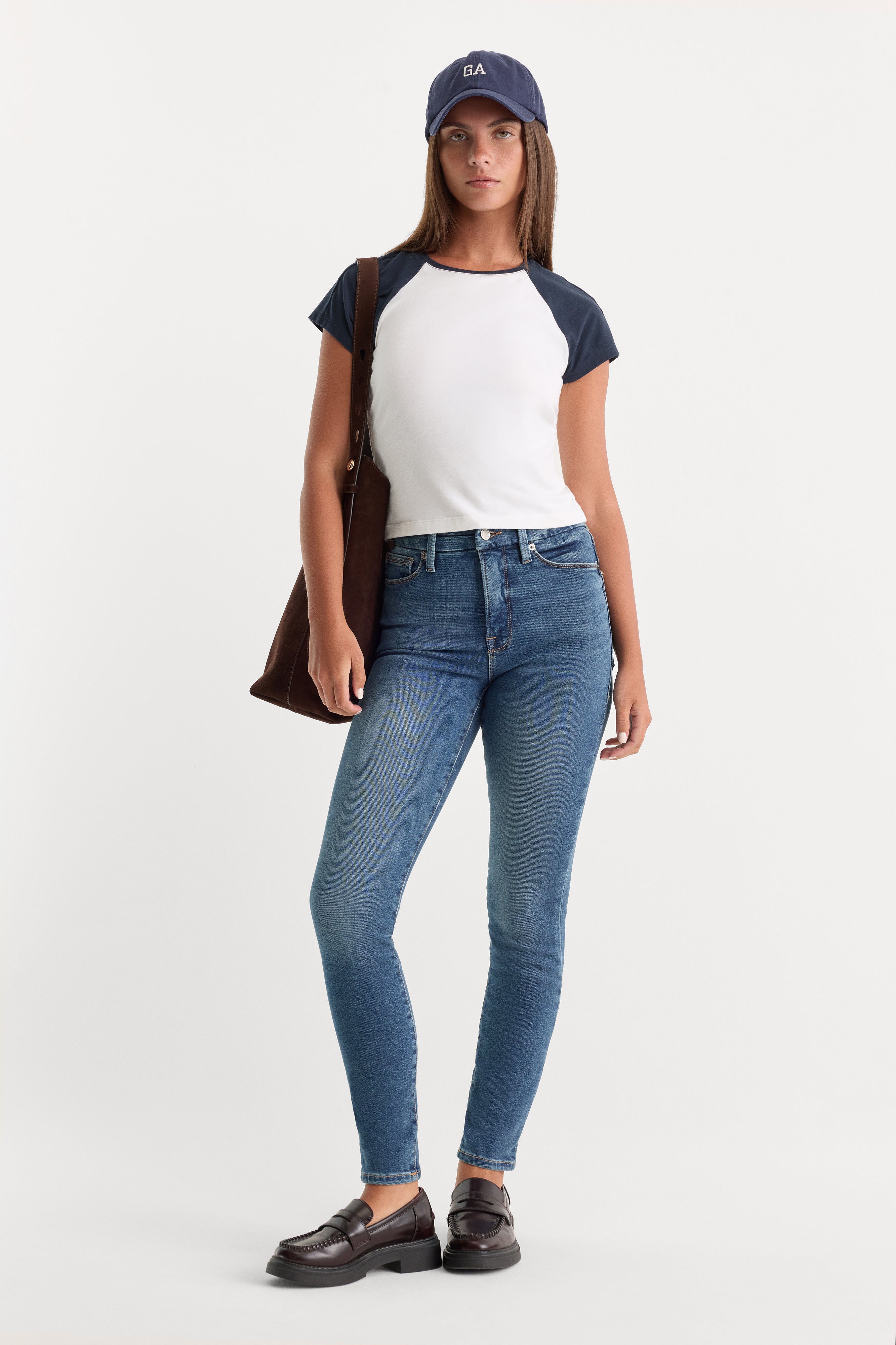 GOOD WAIST SKINNY COMPRESSION JEANS | INDIGO312