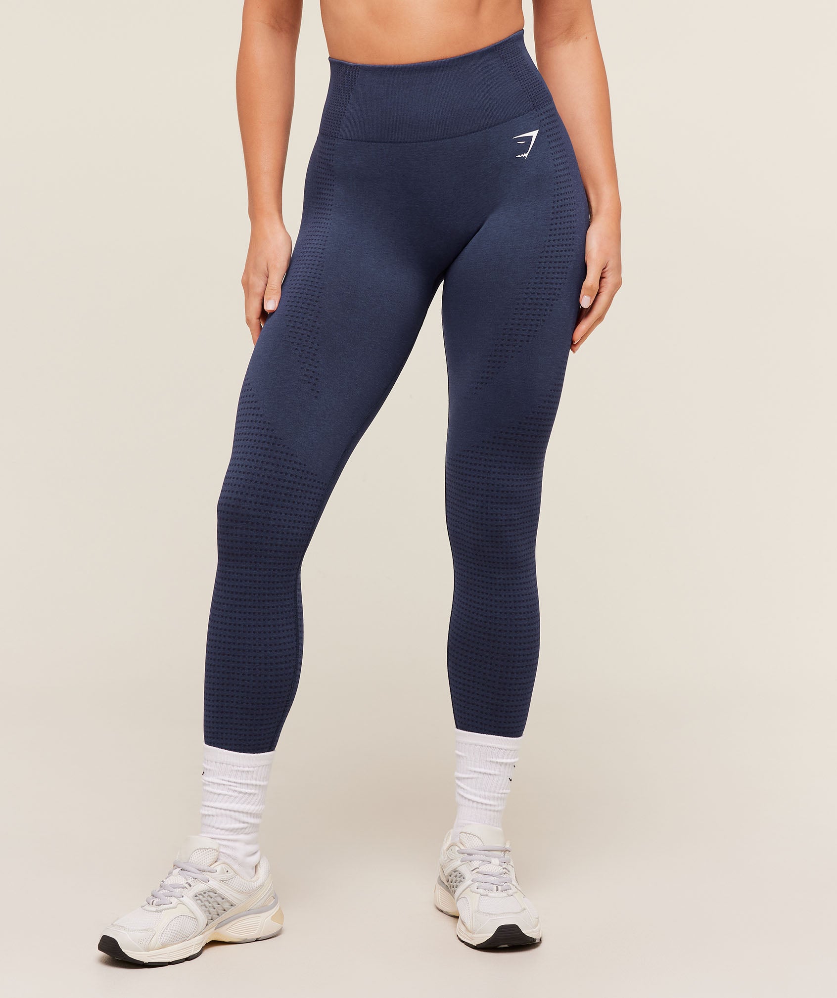 Gymshark Vital Regular Leggings - Heavy Blue/Marl