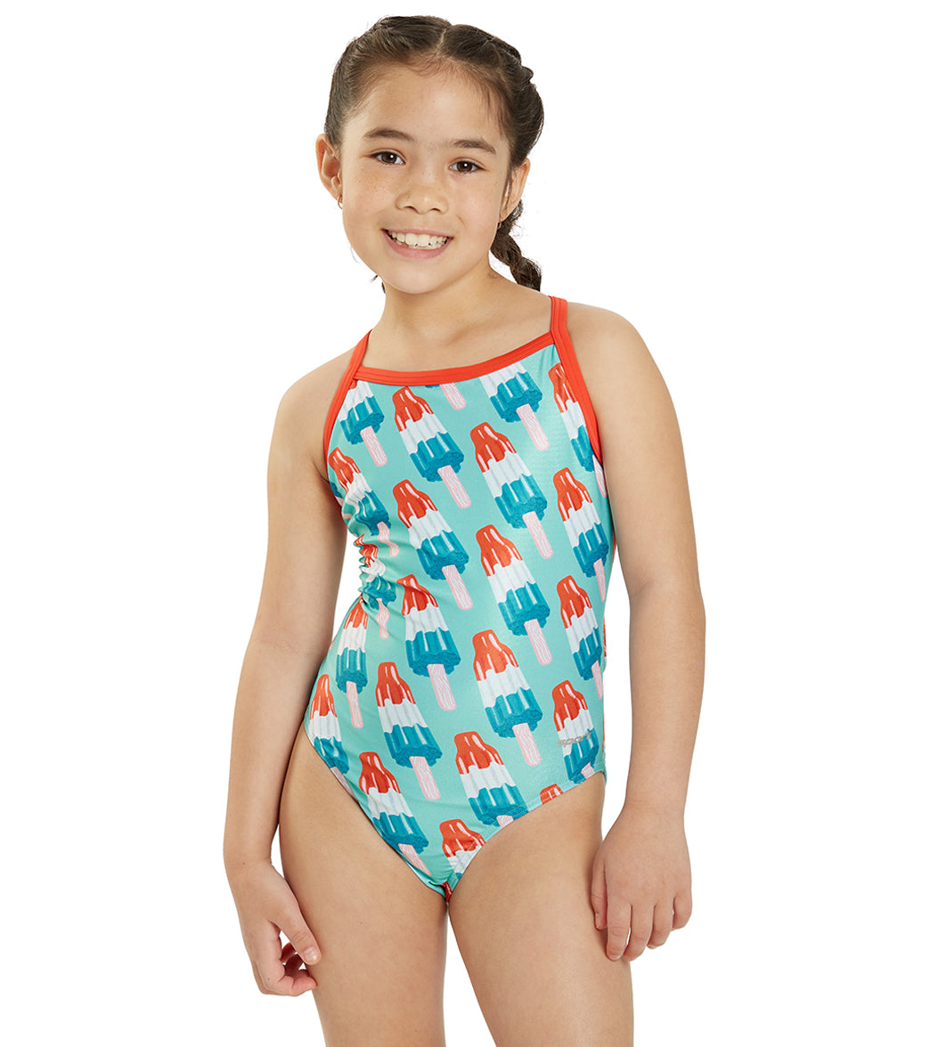 Sporti x Alex & Gretchen Walsh Popsicle Party Thin Strap One Piece Swimsuit Youth (22-28)
