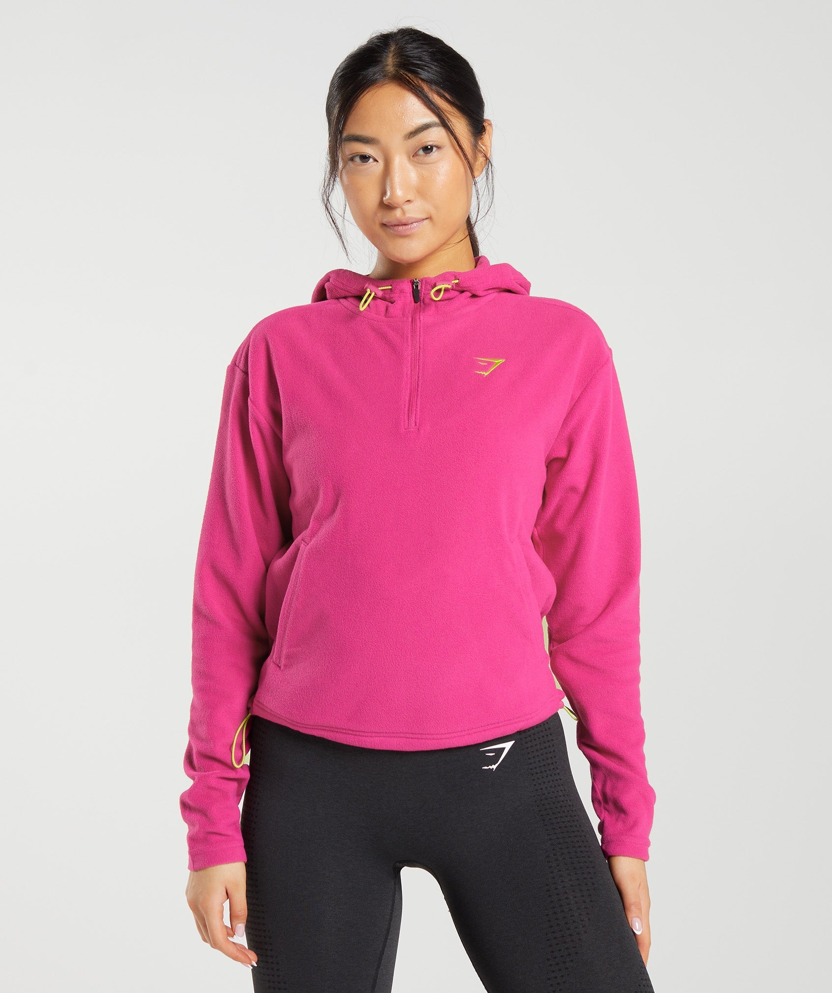 Gymshark Training Fleece 1/4 Zip - Magenta Pink