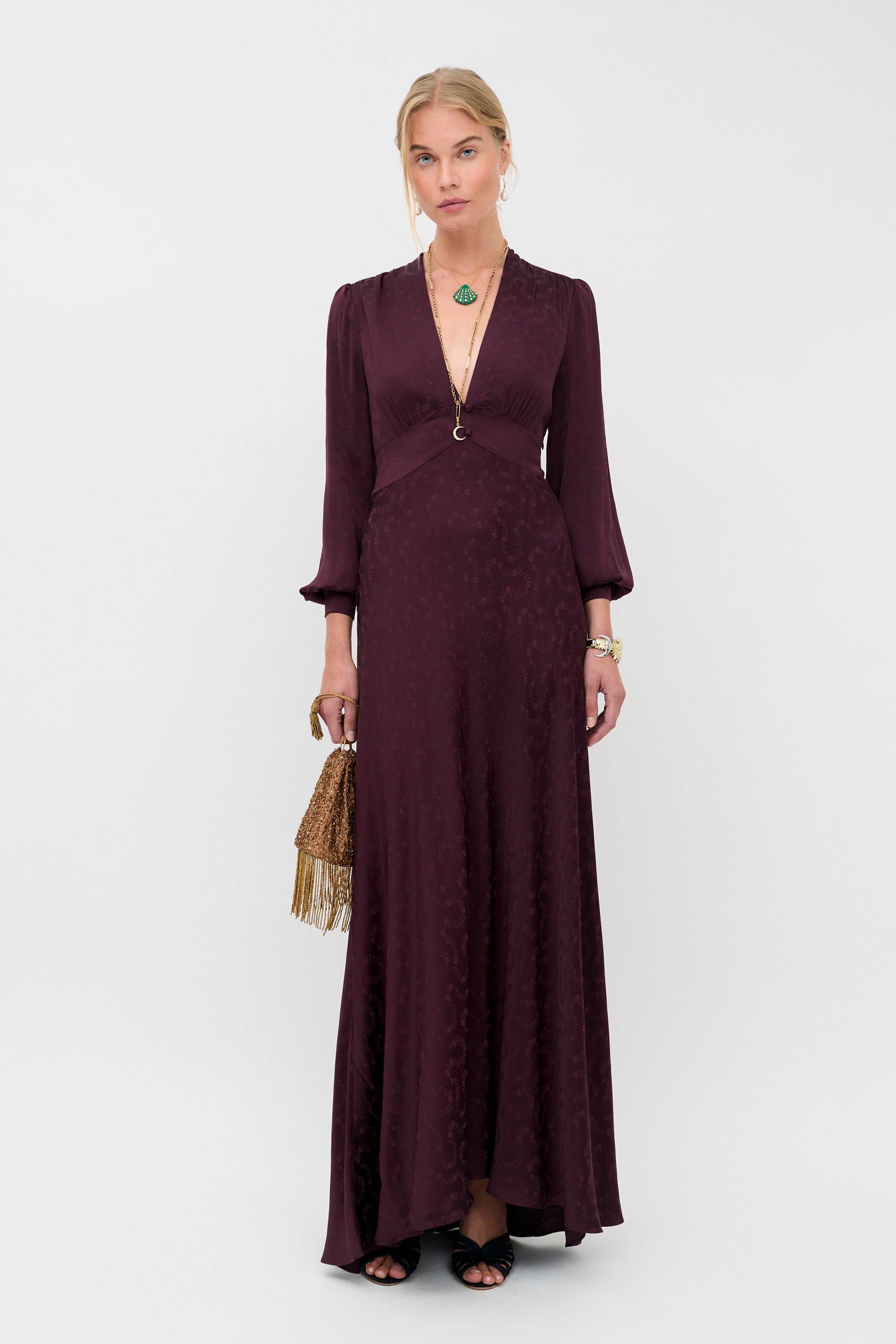 Emory -  Floral Trail Jacquard Wine