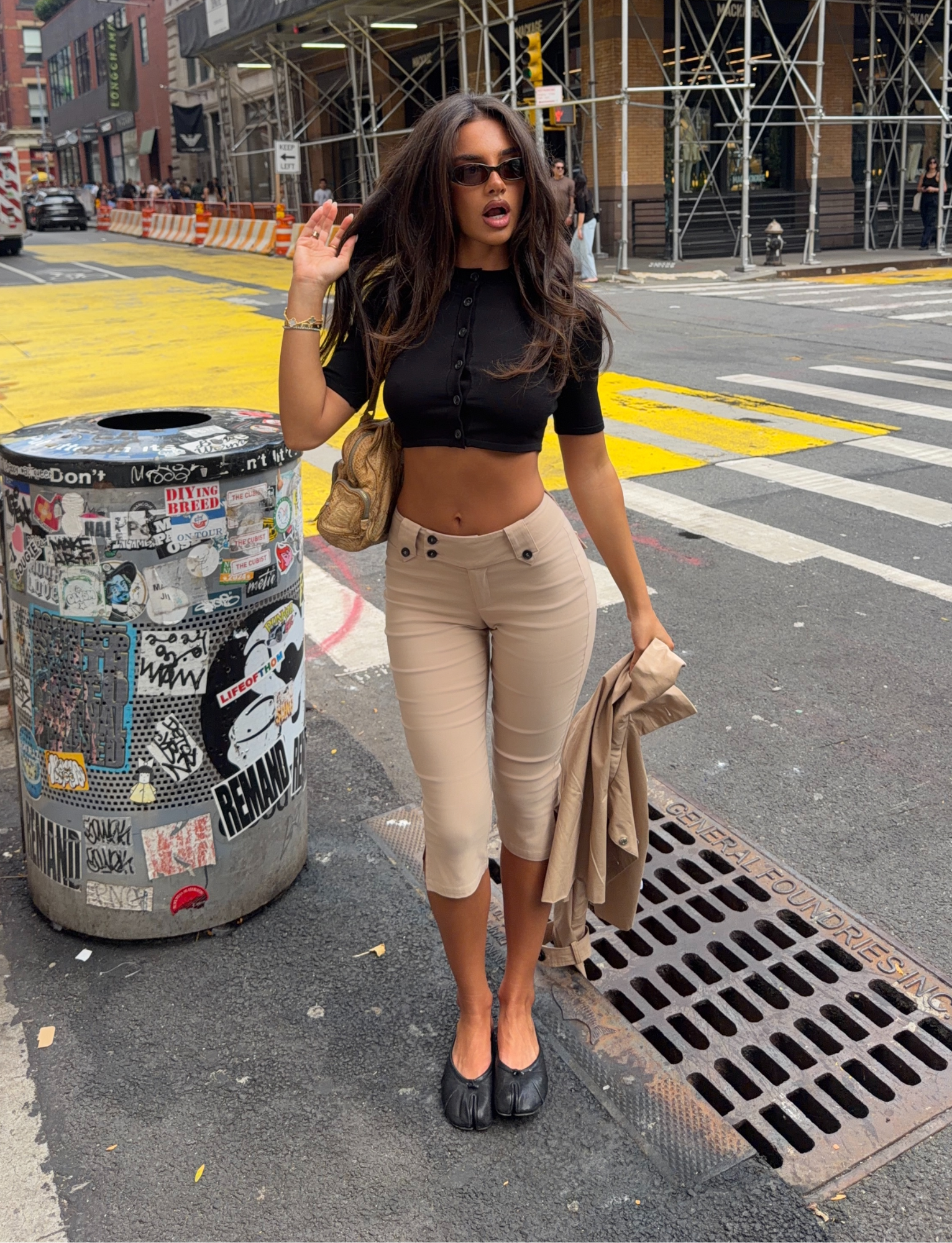 ARIA CAPRI - KHAKI