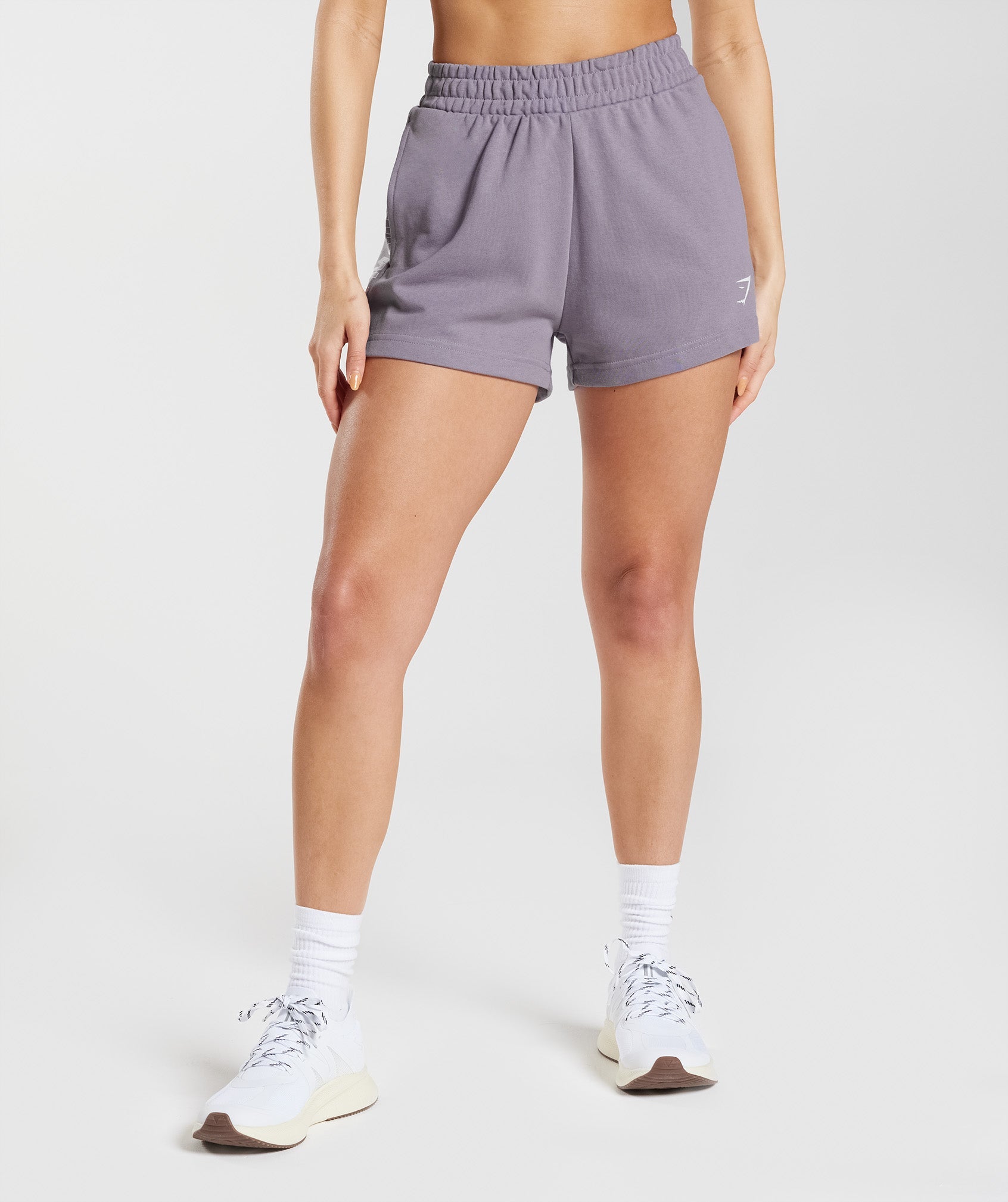 Gymshark Fraction Sweat Shorts - Slate Lavender