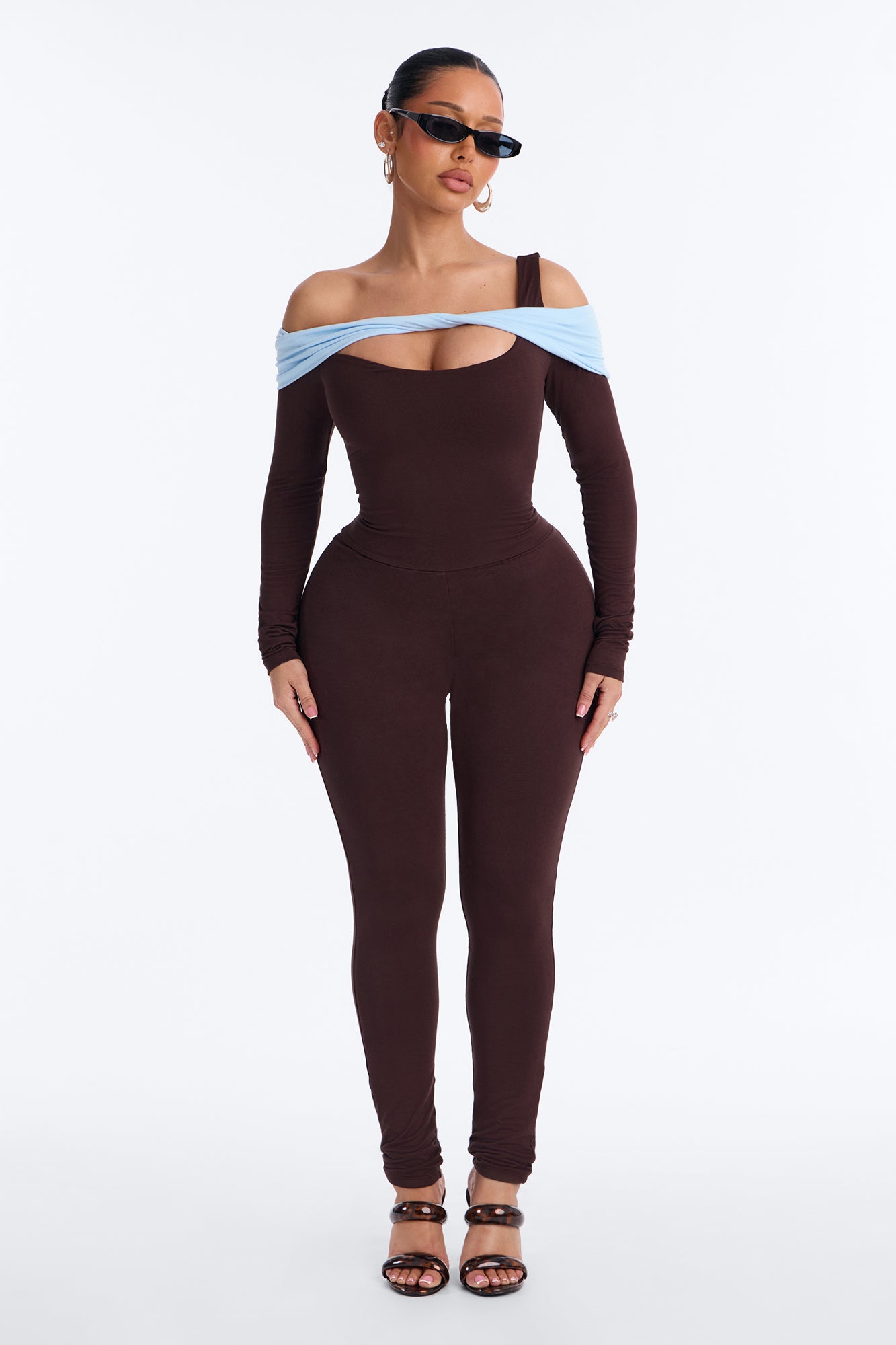 Made Your Heart Skip Jumpsuit - Chocolate