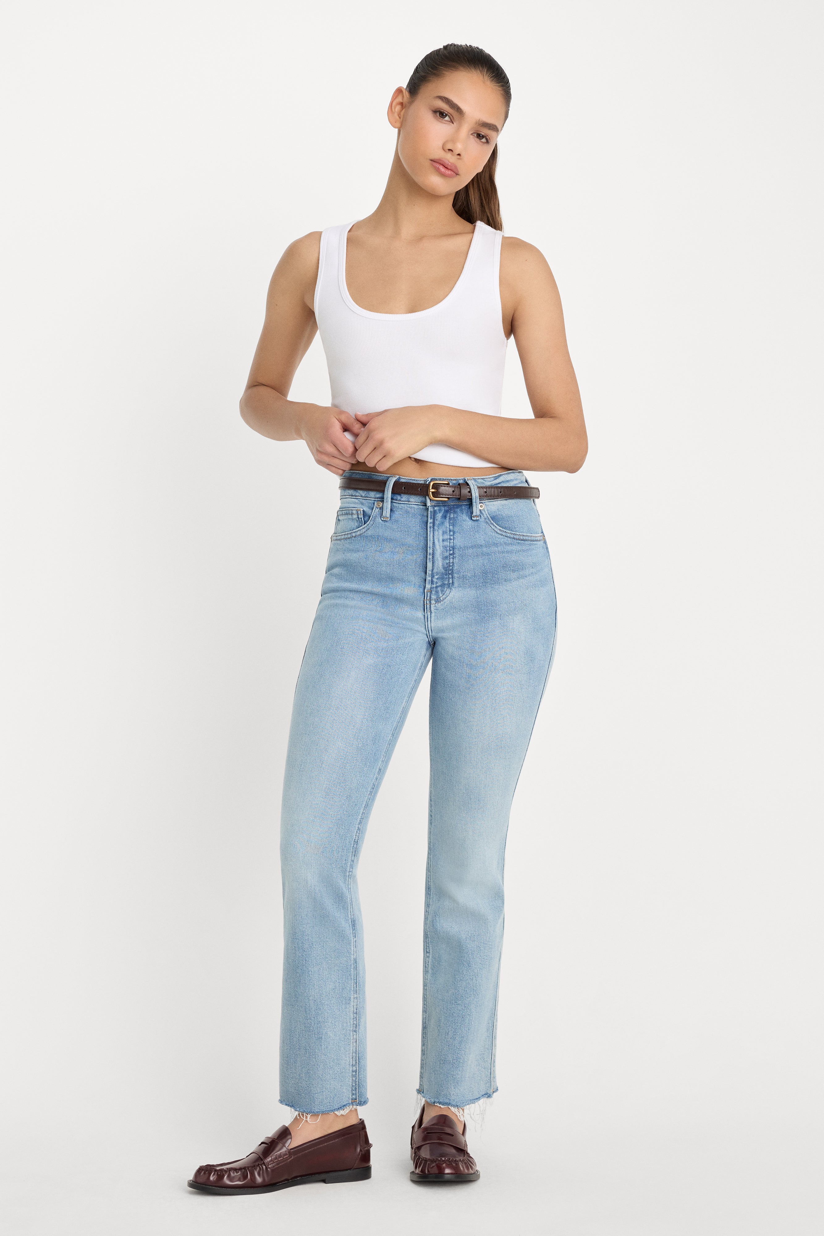 GOOD KICK FLARE JEANS | INDIGO1215