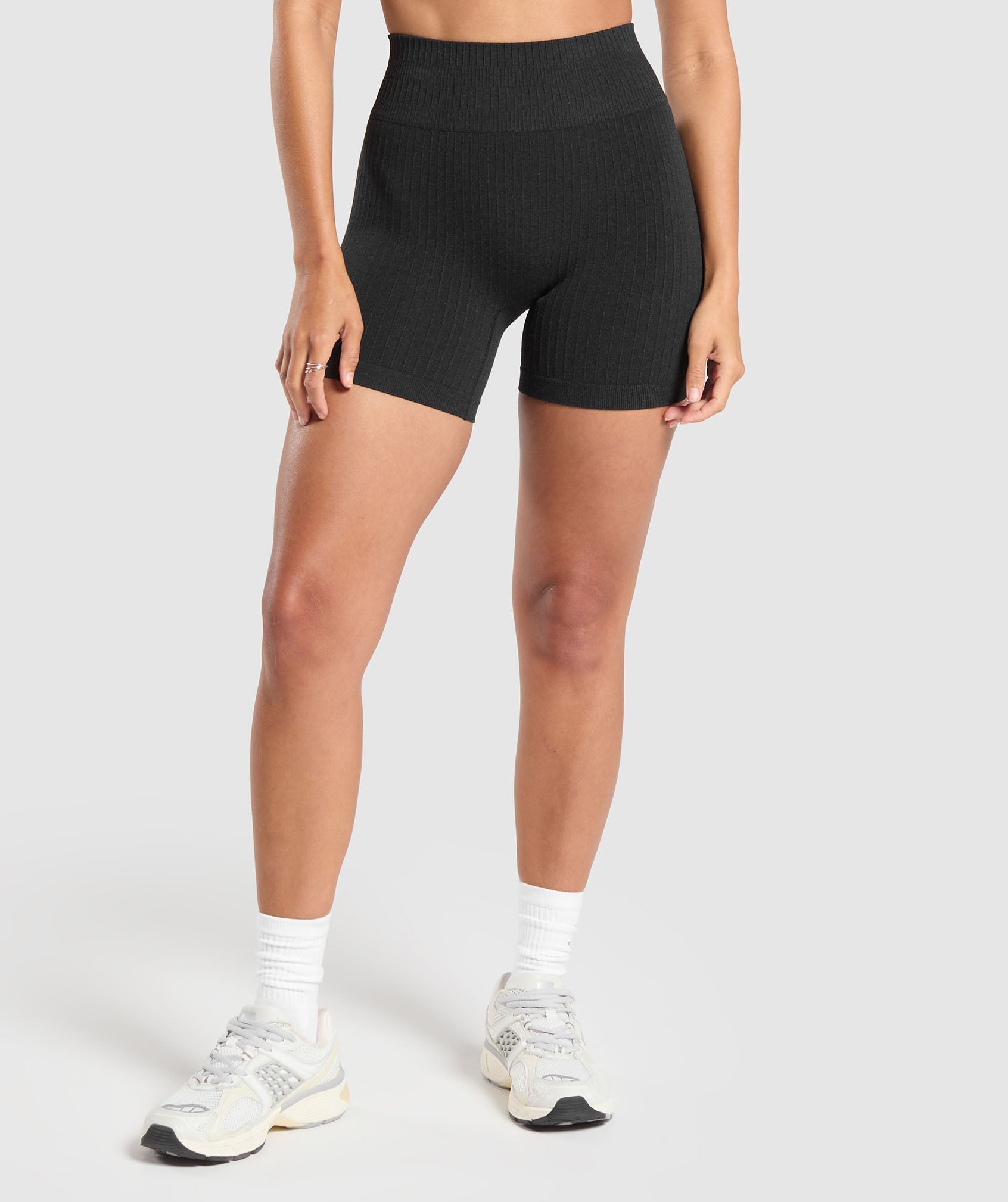 Gymshark Luxe Seamless Shorts - Bros Coal Marl