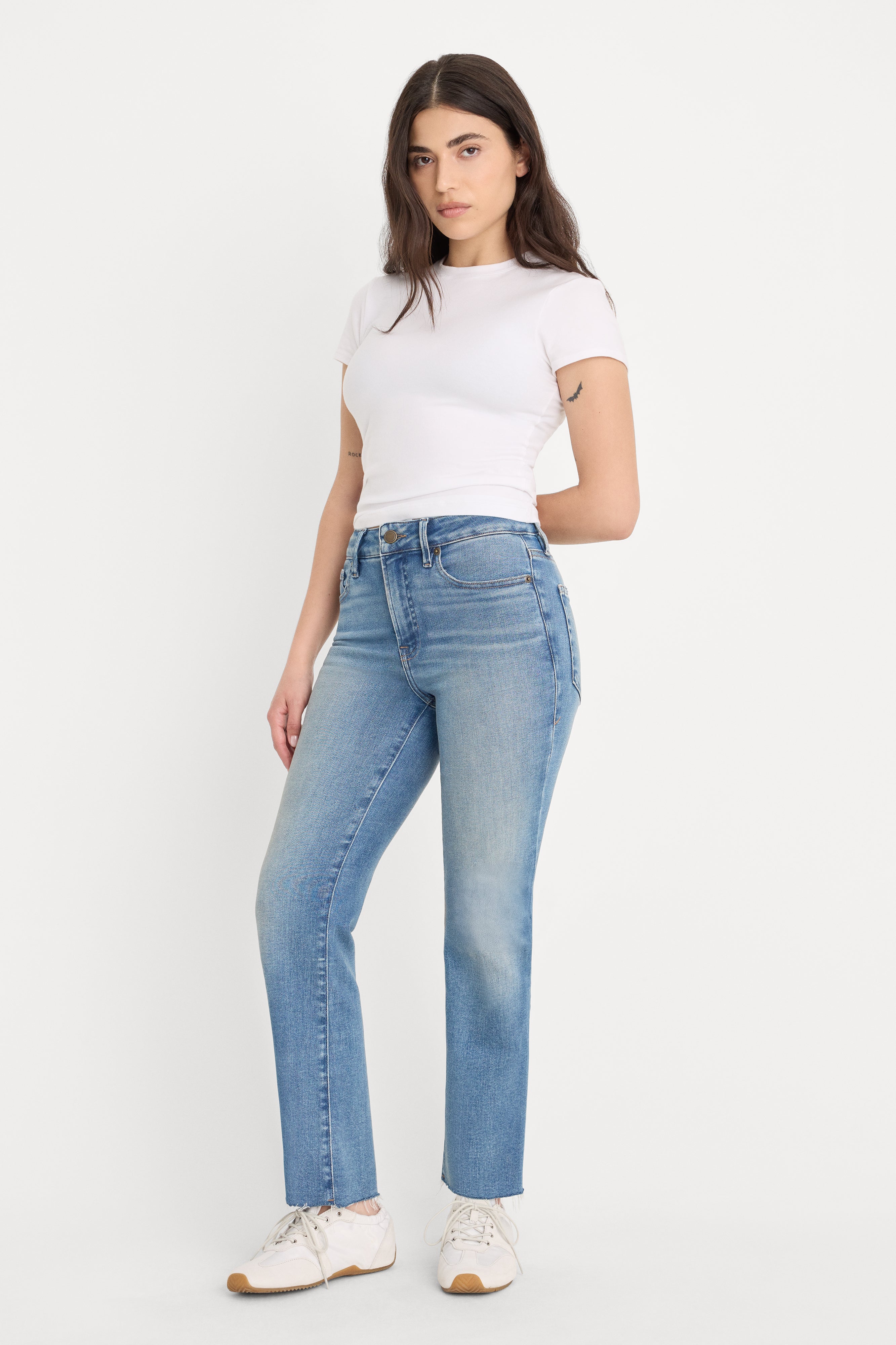 SOFT TECH GOOD PETITE STRAIGHT JEANS | INDIGO1209