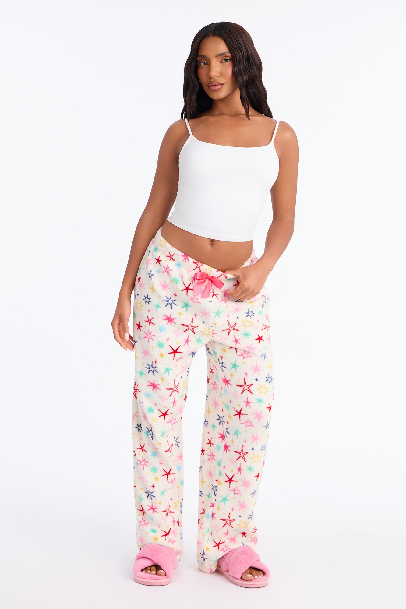 Stargazing PJ Plush Pants - Multi Color