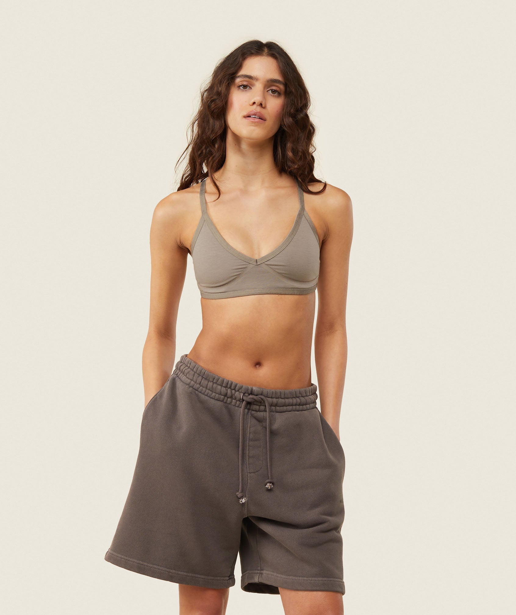 Gymshark Comfort Ultra Comfort Bra - Linen Brown