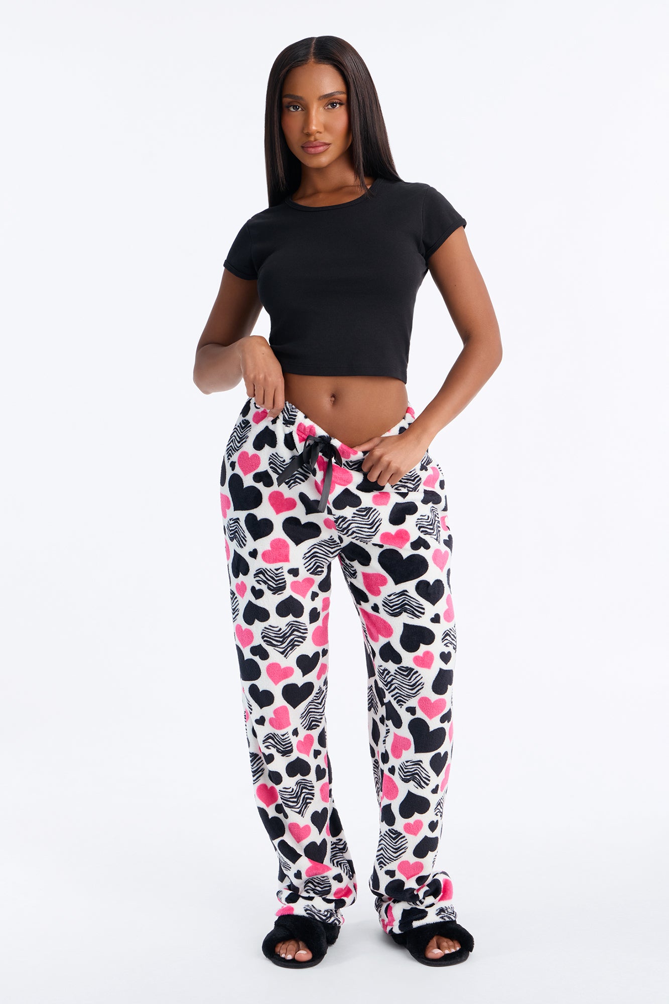 Wild Love PJ Pants - White/combo