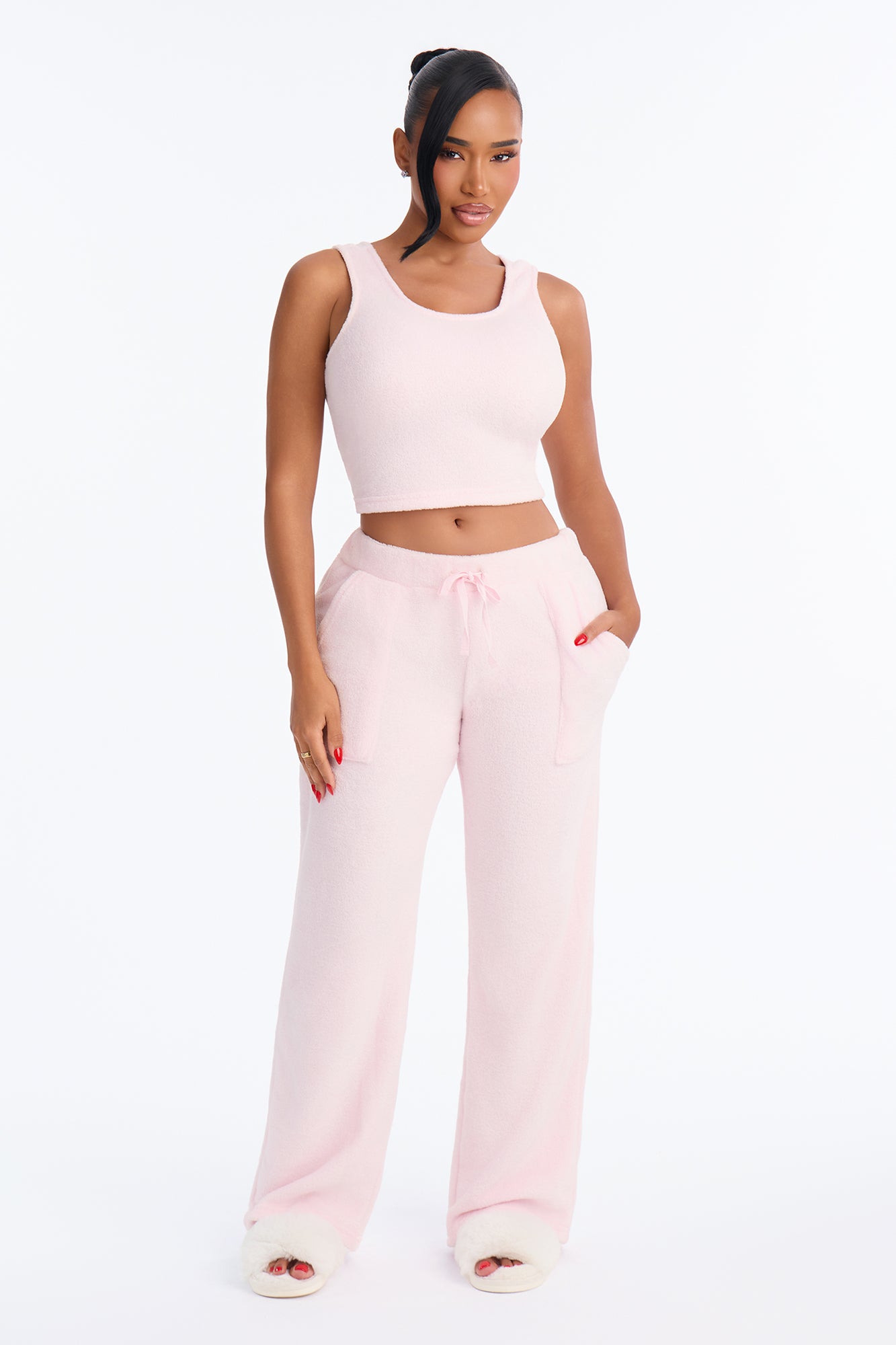All I See Is You 2pc PJ Pant Set - Pink